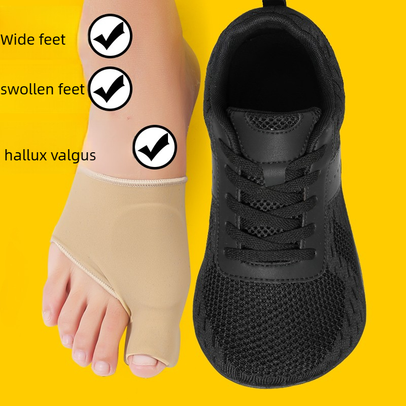 Sneaker Box - Unisex Geniş Burunlu Spor Ayakkabılar Nefes