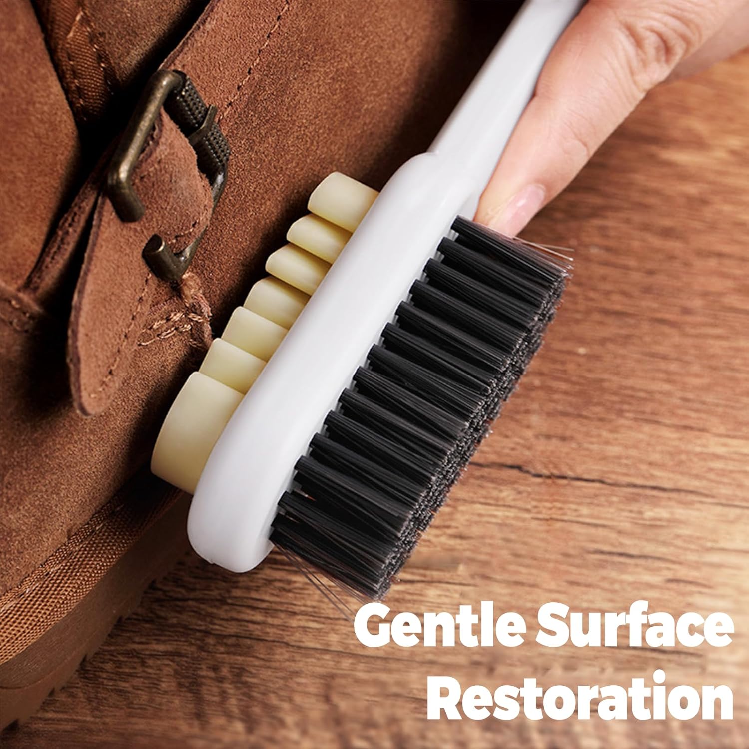 Shoe Cleaning Brush - 1 adet Süet Temizleme Fırçası, Uzun